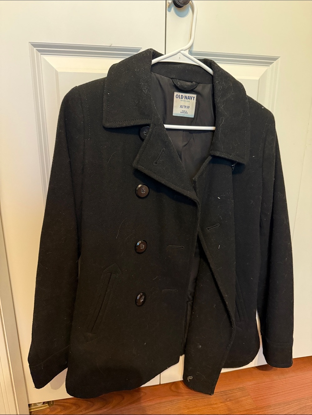 Old Navy Women’s Black Peacoat Jacket